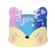 Squishy Toy Stress Balls Galaxy Jumbo Deer Cake Slow Rising Scented Squeeze Stress Relief Toy Collection