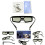 Cheers.US GL900 3D Glasses compatible with DLP LINK 3D Projectors/TVs, Reusable Black PC, HD Image, Auto Shutdown 1