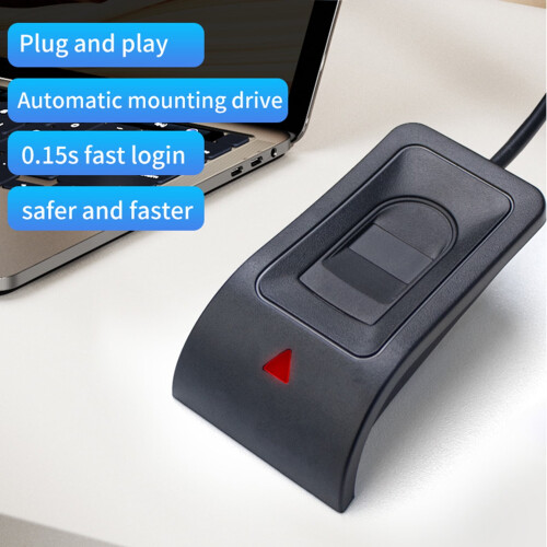 Htovila Fingerprint Reader, USB Biometric Fingerprint Portable Windows for Computer PC Laptop 2