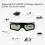 Cheers.US GL900 3D Glasses compatible with DLP LINK 3D Projectors/TVs, Reusable Black PC, HD Image, Auto Shutdown 5
