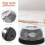 2Pcs Egg Hole Puncher Stainless Steel Rubber Egg Shells Pinhole Egg Piercer Pricker 6
