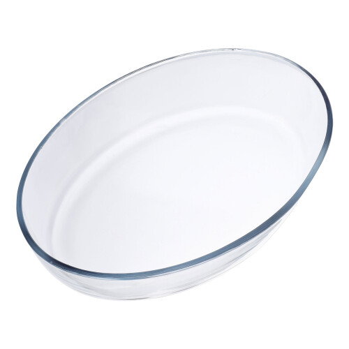 ITSELFER 1pc Glass Baking Dish Large Capacity Clear Bakeware Non-Stick Baking Pan 1