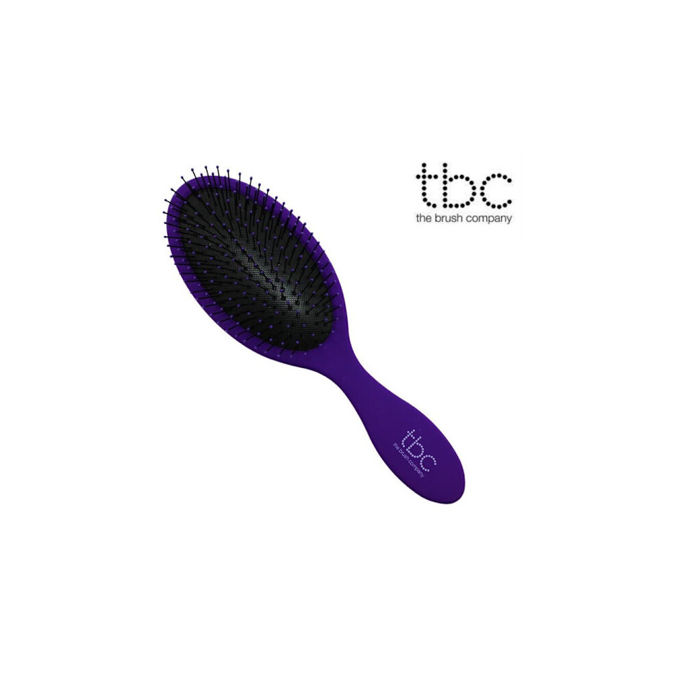 Purple Tbc The Wet & Dry Brush Hairbrush