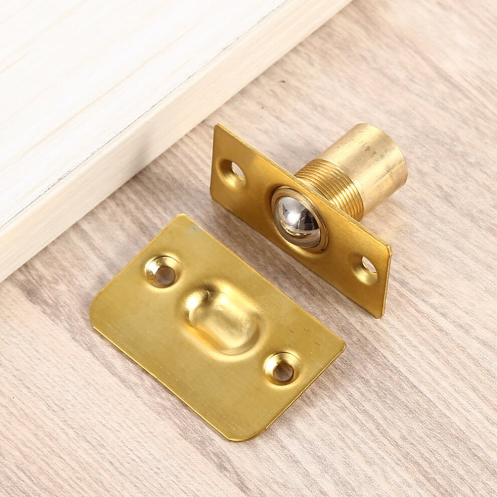 Gdhome Spring Invisible Wooden Cabinet Door Beads Lock Closet Ball Catch Latch 9422877749416