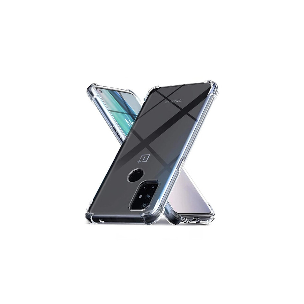Shockproof Phone Case Compatible With Oneplus Nord N100 - Transparent Transparent 9422877749188