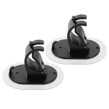 2pcs Curtain Rod Storage Holders Curtain Rod Clips Towel Rod Supports Curtain Supplies