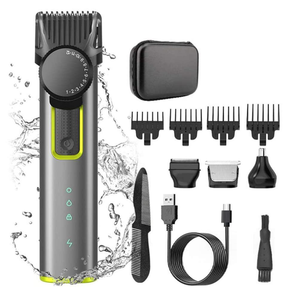 Cordless Rechargeable Hair Clipper & Trimmer Beard Trimmer for Men Adjustable Beard Trimmer with 4 Limit Combs
