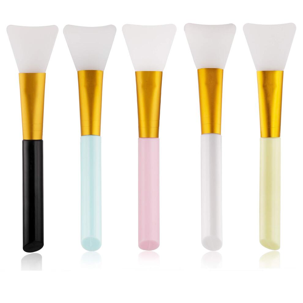 Silicone Face Mask Brush Set  Soft Reusable Facial Applicators for Even and Mess Mask Use