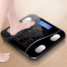 Digital Bathroom Scale, Bluetooth Smart Weighing Machine with BMI, Highly Accurate (Batteries Not Included)