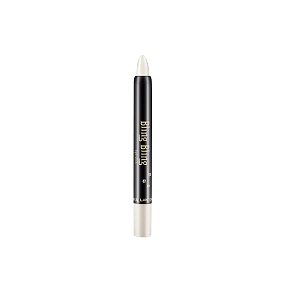 Liquid Glitter Eyeshadow Pen Waterproof QuickDry Dual Use Eyeliner Long Lasting Smudge Proof