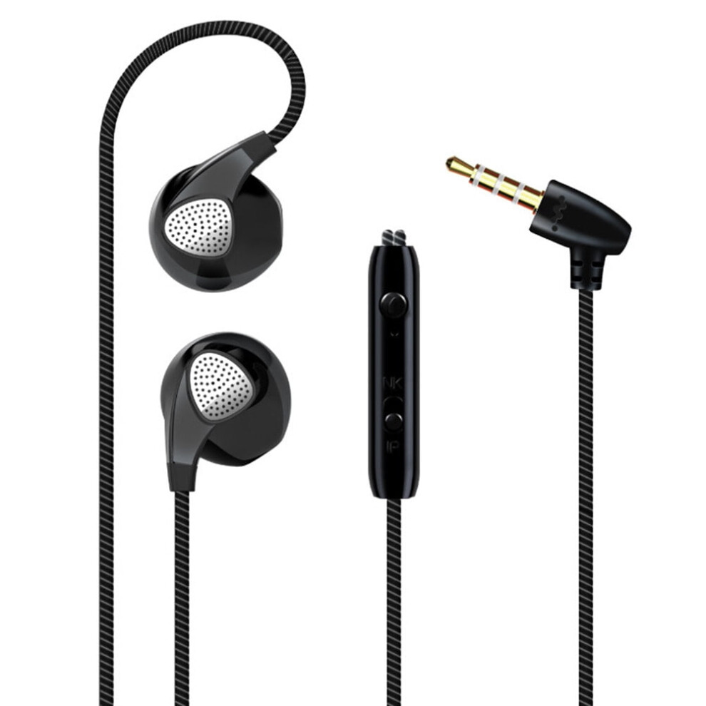 In-Ear Earbuds Headphones Headset With Mic Microphone Stereo Bass Clear Audio With 3.5Mm Jack (Black) Black 9422877253210