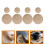 8pcs Dining Table Round Placemat Practical Tableware Mat Nordic Style Woven Cushion for Kitchen Ware 6
