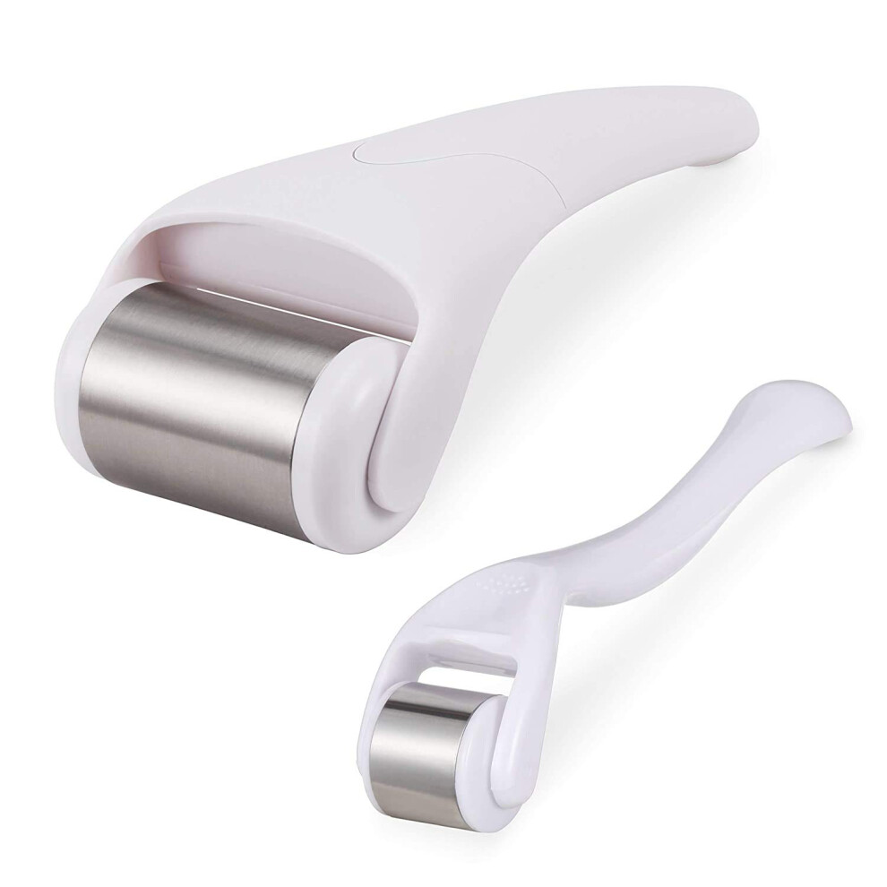 Ice Roller for Face and Eyes Stainless Steel Massager Reduce Puffiness Migraine Relief 2 Kits