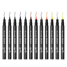 Colorful Liquid Eyeliner Set 12 Colors Waterproof Matte Long Lasting Quick Dry Smooth Tip