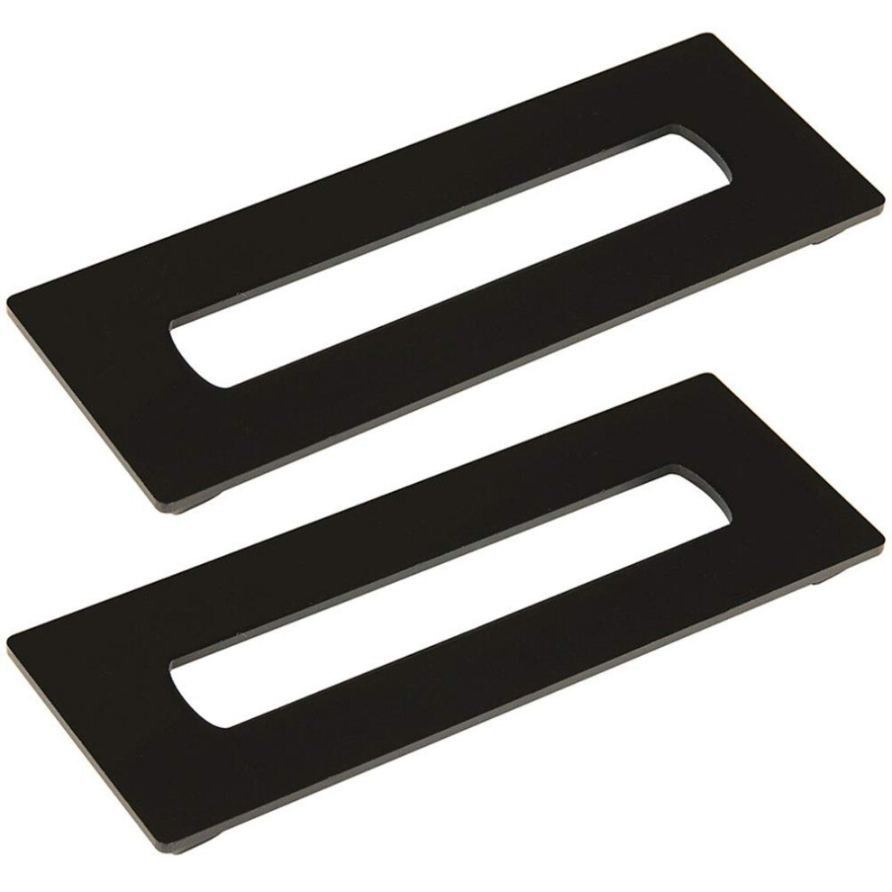 Black 2 Pieces Acrylic Tattoo Machine Holder And Pen Stand Rack For Salon Or Use