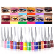 16 Colors Colorful Liquid Eyeliner Set, Waterproof Matte Neon Makeup, Longlasting Smudgeproof