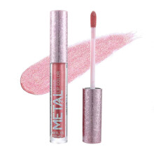 Matte Liquid Lipstick Rose Light Waterproof SmudgeResistant Metallic Gloss Long Lasting Color