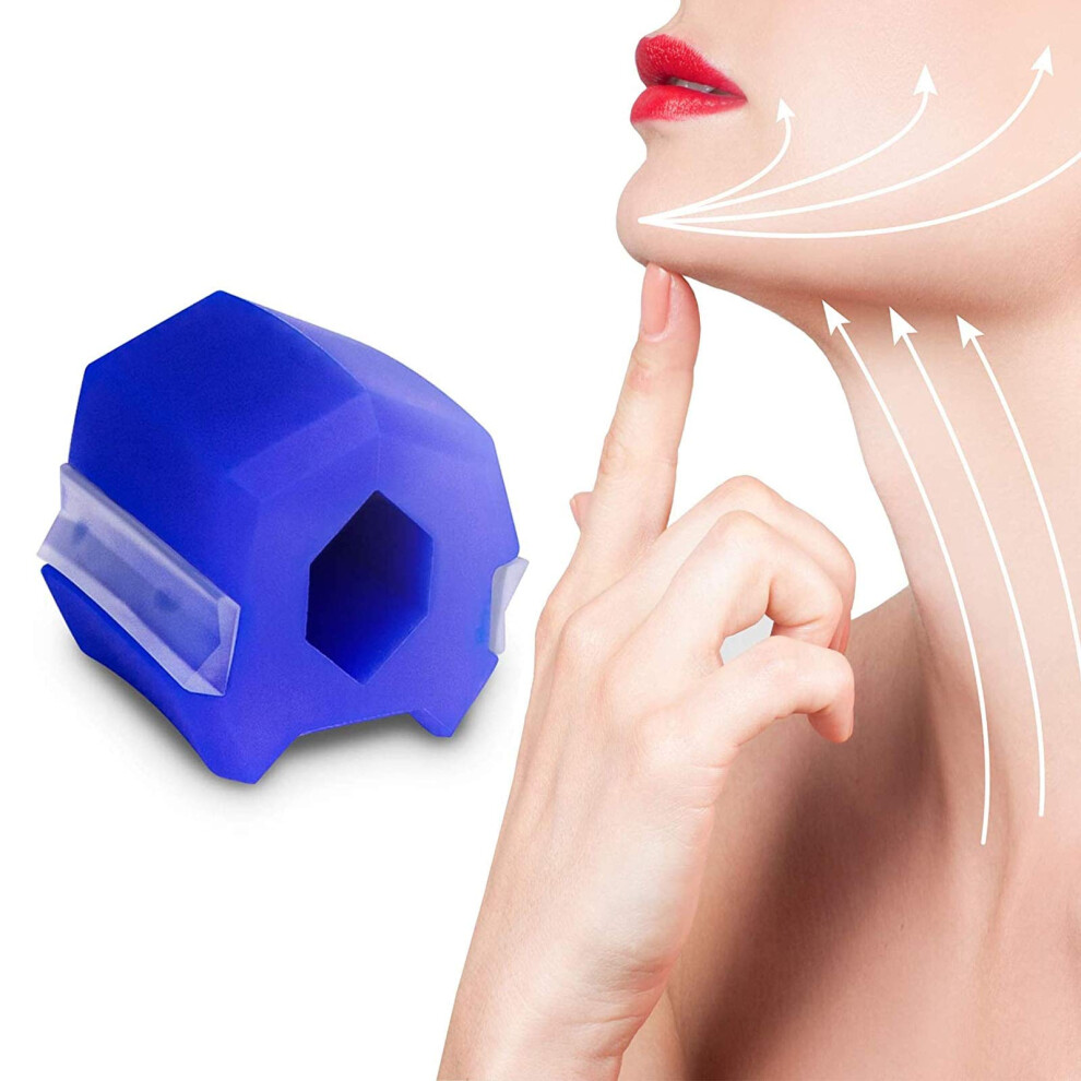 Jaw Exerciser and Jawline Trainer for Double Chin Reduction, Facial Muscle and Neck Toning