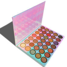 35 Color Eyeshadow Palette  Pigmented Matte Shimmer Glitter Waterproof Long Lasting