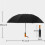 Large Golf Umbrella with Inverted Folding Design, Windproof Automatic Open Close, Reflective AntiUV Navy 2
