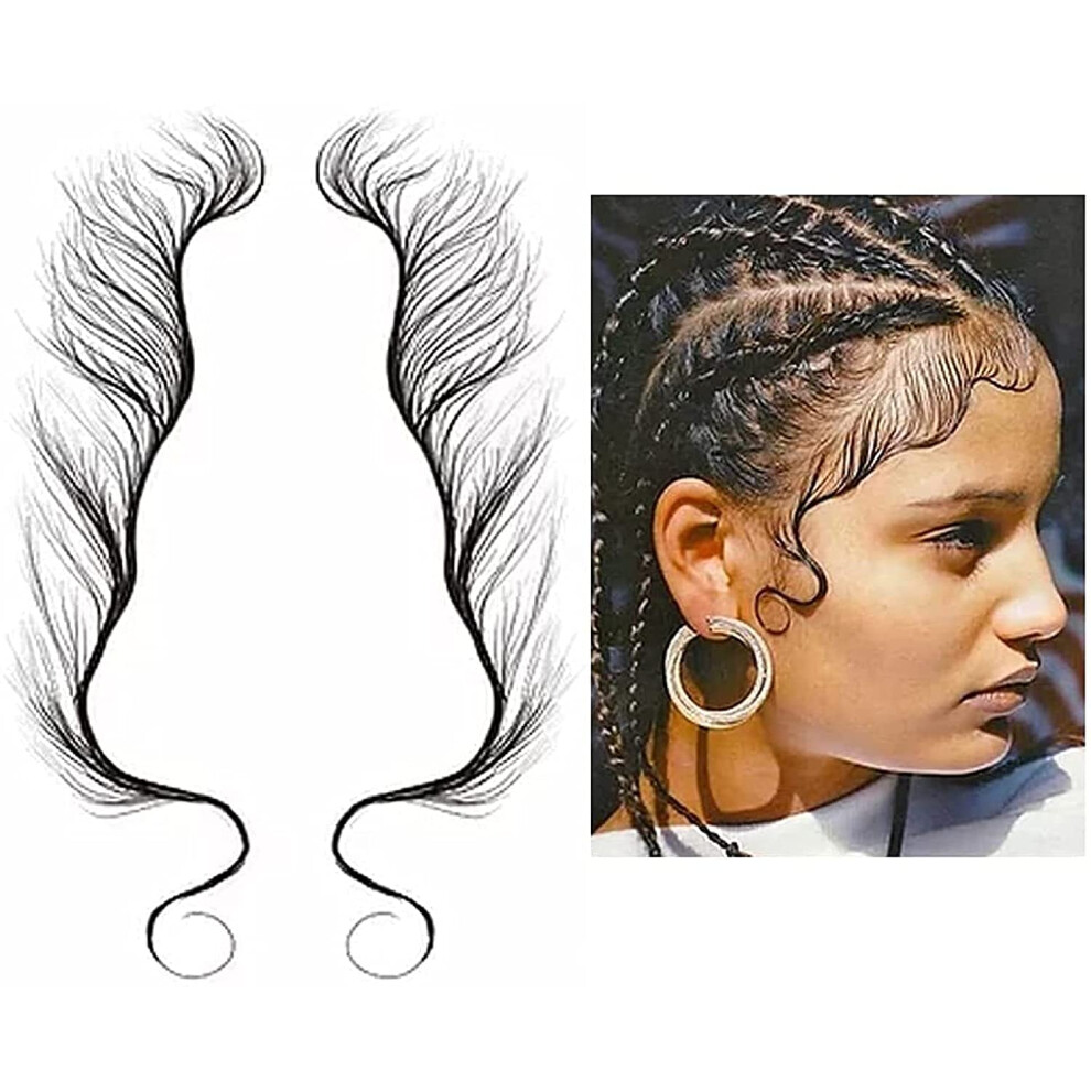 Baby Hair Tattoo Stickers Waterproof LongLasting Temporary Hairline Styling Sticker Type 5