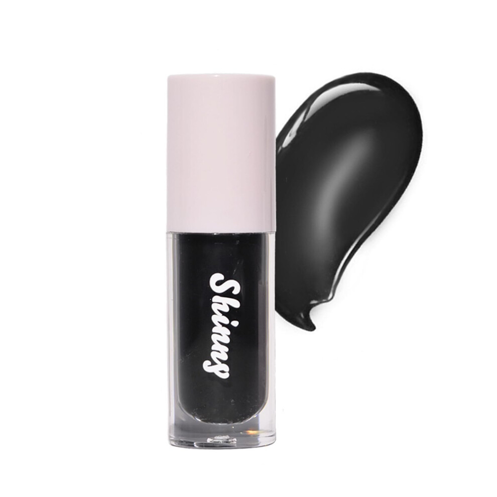 Black Lip Gloss Vegan Shine Long Lasting Non Sticky Hydrating Cruelty P01