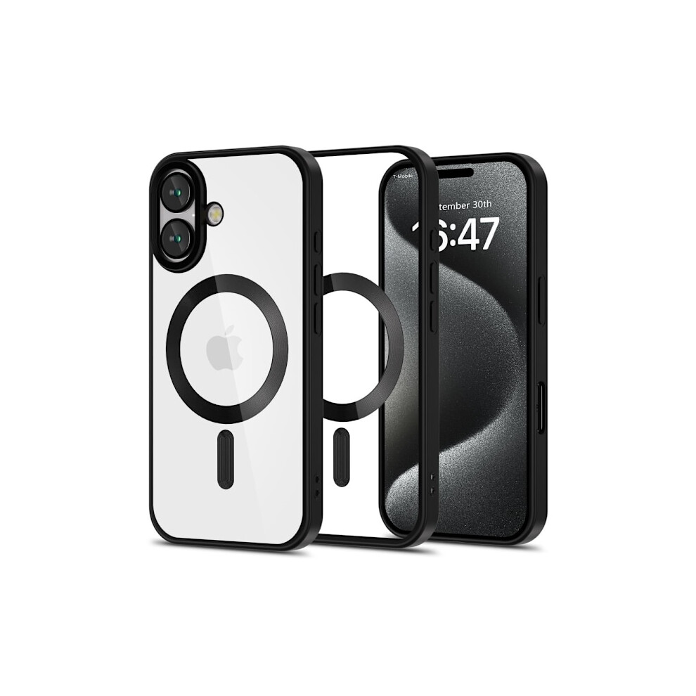 Tech-Protect Compatible With Iphone 16 Case Magsafe Magflex Satin Black 9377112365404