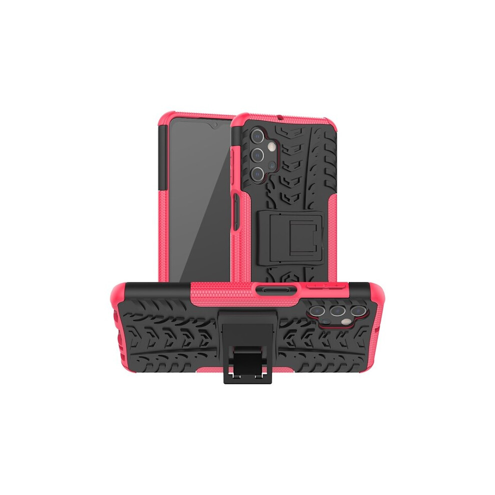 Compatible With Samsung Galaxy A32 5G - Ultimate Shockproof Case With Stand - Pink 9377112365299