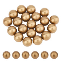 20Pcs 12.5mm Solid Brass Balls, Precision Bearings for Art, Jewelry, Valves, Bike Tires, Wine Decanter; Compatible with Decorative & DIY Projects
