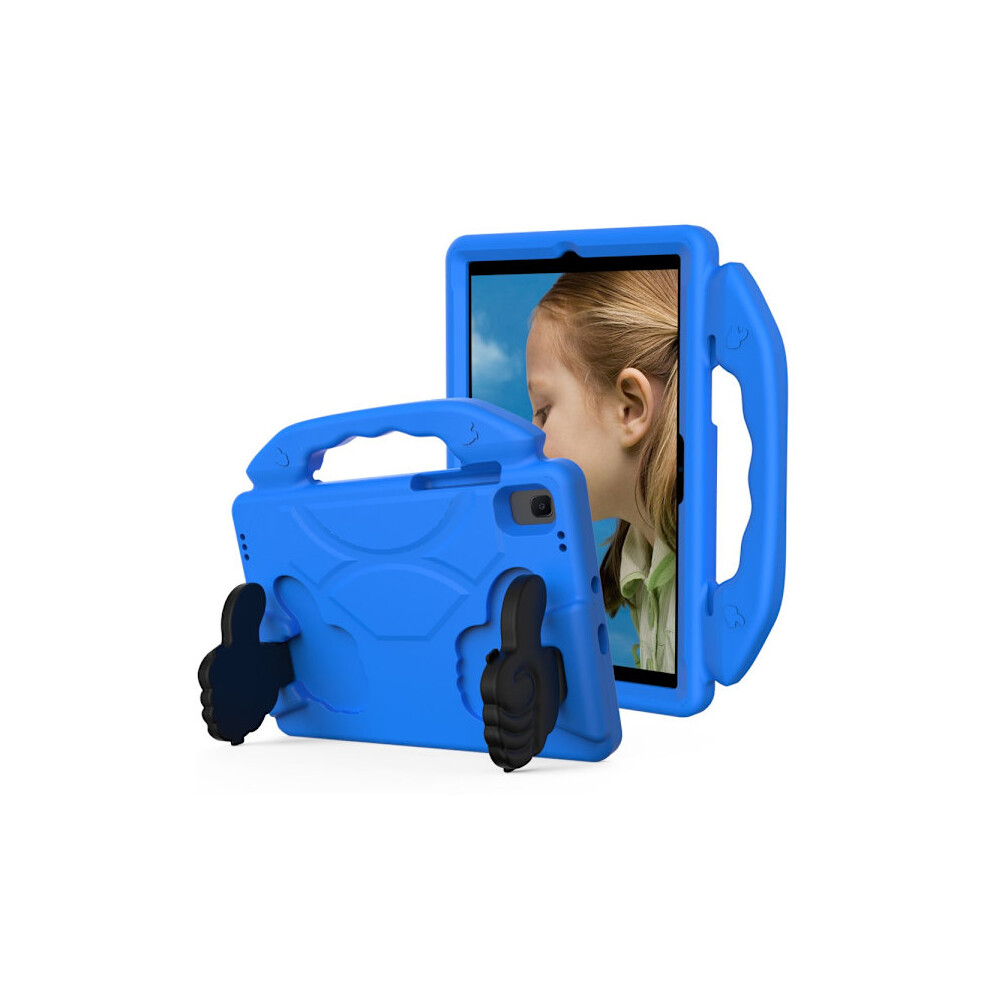 Skalo Compatible With Samsung Tab A8 10.5 (2021/2022) Thumb Up Children's Case - Blue 9027700900394