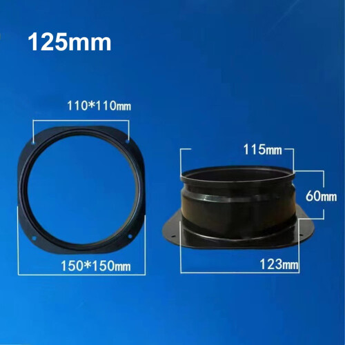 Square To Round Flange Interface Is Suitable For Ventilation Duct Connection 2