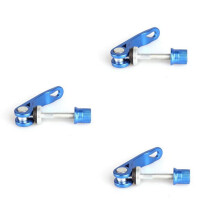 3X Lever Fast Clamp Tool Alloy Bolt Saddle Road Mountain Bike Blue