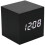 Mini LED Wooden Clock with 3 Brightness Levels 1