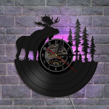 YiFudd Vinyl Wall Clock Vinyl Wall Clock Retro Wall Clock Wall Clock