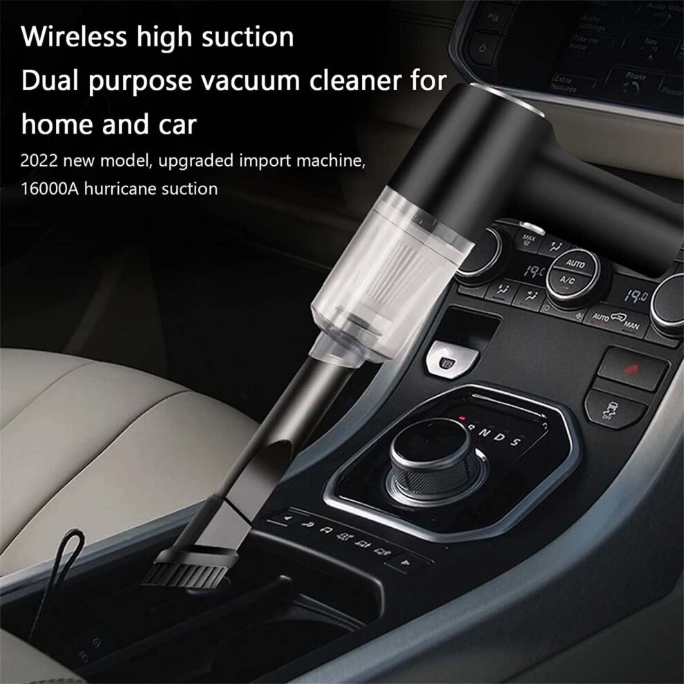 120W Mini Cordless Handheld Vacuum Cleaner, Usb Rechargeable Lithium Ion, Compatible With Car, Keyboard, Computer - 2025 9422877756889