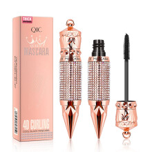 4D Waterproof Fiber Lash Mascara 2 Pack Extra Long Volume No Clumping Natural Finish