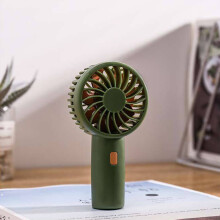 Quinlirra Mini Handheld Fan, Battery Powered, USB Rechargeable, Adjustable Speed, Portable for Indoor Outdoor Travel, Compatible with Personal Use