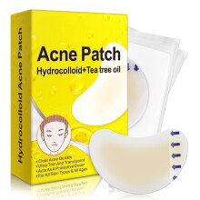 Tutuviw 20 Patches Chin Forehead Acne Patches, Extra Large Hydrocolloid Pimple Absorbing Stickers for Larger Blemishes, Overnight Protection