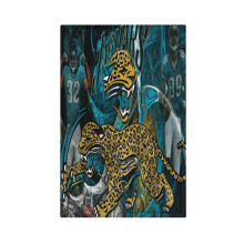 Jaguars Switching Lights Single Leather Roman Frame Switch Panel Wall Panel Single Double/Pull Light Switch