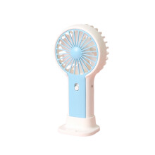 Yonrjhukm USB Handheld Fan with Base, Vertical Blower, Mini Rechargeable and Easy To Store Small Fan