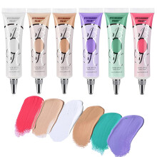 Waterproof Matte Eyeshadow Primer Base, Long Lasting Crease Eye Makeup for Oily Lids, 6 Colors