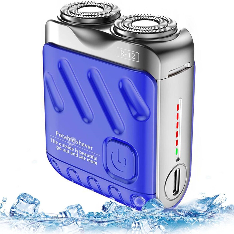 Eyebrow & Beard Trimmer 24/6 | Compatible with Men's Shavers | Mini Pocket Wet/Dry Cordless Shaver for Facial Grooming
