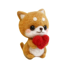 Herrnalise Toy for Boys Cute Pattern Handmade DIY Poke Faux Felts Material Production Package