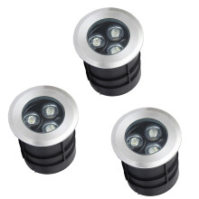 LED Landscape Light IP68 Waterproof 12V Stainless Steel Underwater Garden Pool Spotlight G Yellow