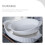 Ceramic Pie Pan Ceramic Baking Dish Baking Plate Roasting Cheese Pan with Double Handle 2
