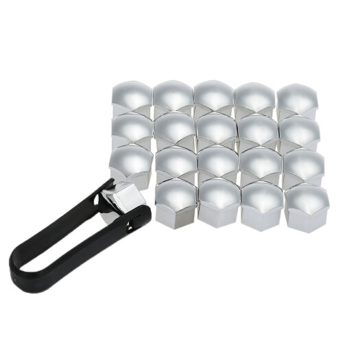 20pcs Universal 21mm Wheel Nut Covers Lug Nut Caps Screw Protector 1