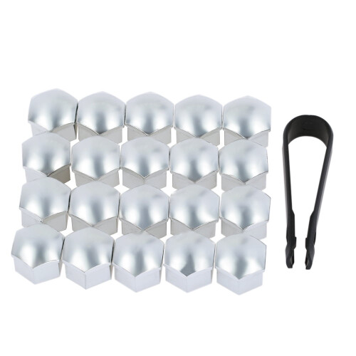 20pcs Universal 21mm Wheel Nut Covers Lug Nut Caps Screw Protector 2