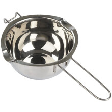 Mini Chocolate Melting Pot - Pro Tea Stainless Steel Drinking Yerba Mate Straw Gourd Bombilla Filter Spoon, Cordless Chocolate Melting Pot