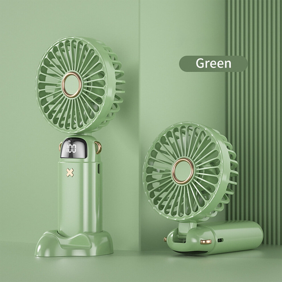 Ozmmyan Usb Handheld Fan Mini Portable Student Small Fan Digital Display Folding Aromatherapy Small Electric Fan Huge Savings On Cool 9399596481838