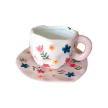 LOOPSUN Valentines Day Savings Clearance 2024! Handheld Ceramic Cup South Korean Mark Cup Network Red Ins Wind Coffee Cup Water Cup Set